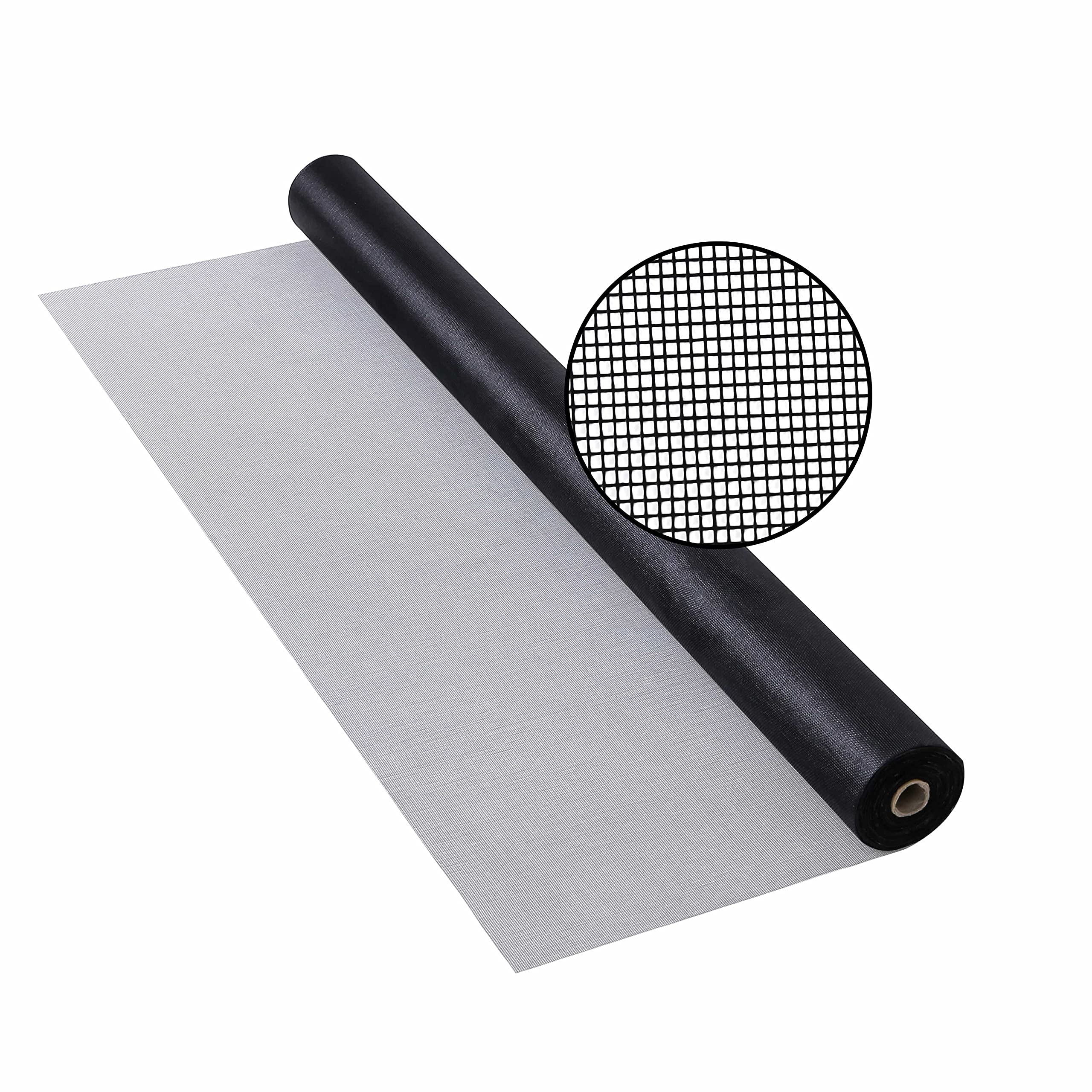 Photo 1 of BAFLOTEX Window Screen Mesh for House Windows Screen Replacement Durable Fiberglass Mesh Screen Roll Adjustable 96"x100’ Door Repair Kit Easy to Install Suitable for Windows, Doors and Porches