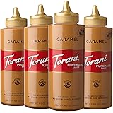 Torani Puremade Sauce, Caramel, 16.5 Ounces(Pack of 4)
