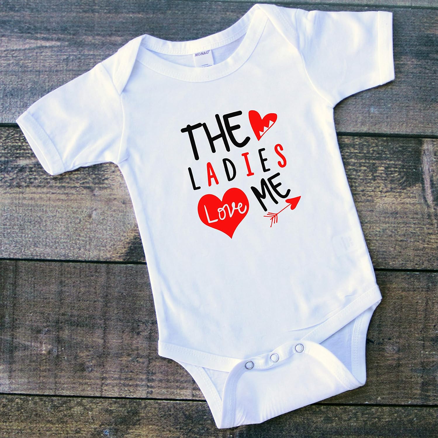 valentine onesie for baby girl