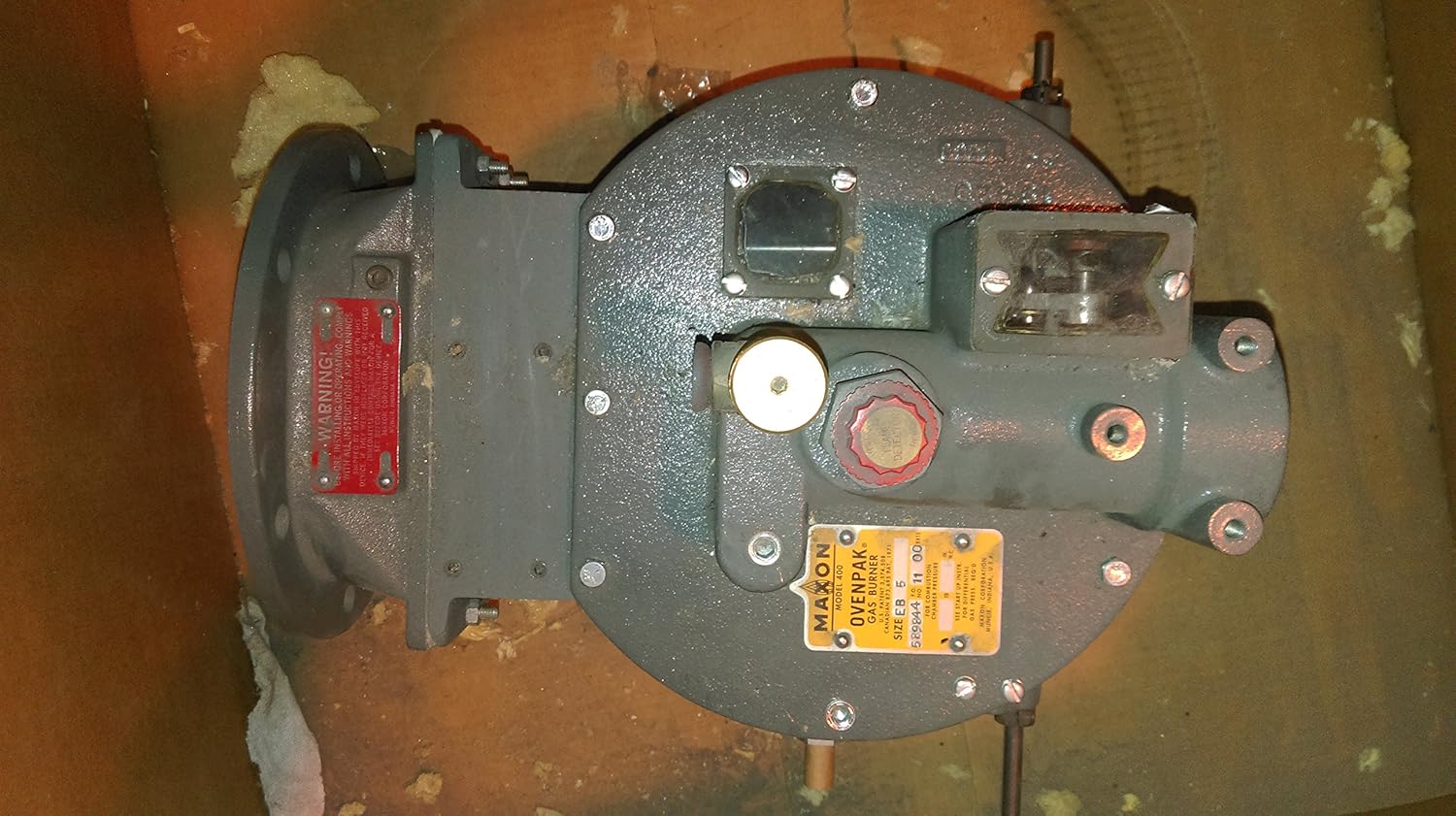 Maxon Burner Parts List