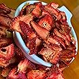 SENSAFRUIT-Dried Strawberry | 100% NATURAL | NO SUGAR ADDED, UNSULFURED | Gluten Free | Perfect snack for your family | Direct Producers | Wholesale | Slices | 2 Zipper bags x1.41 Oz (2.8 Oz)