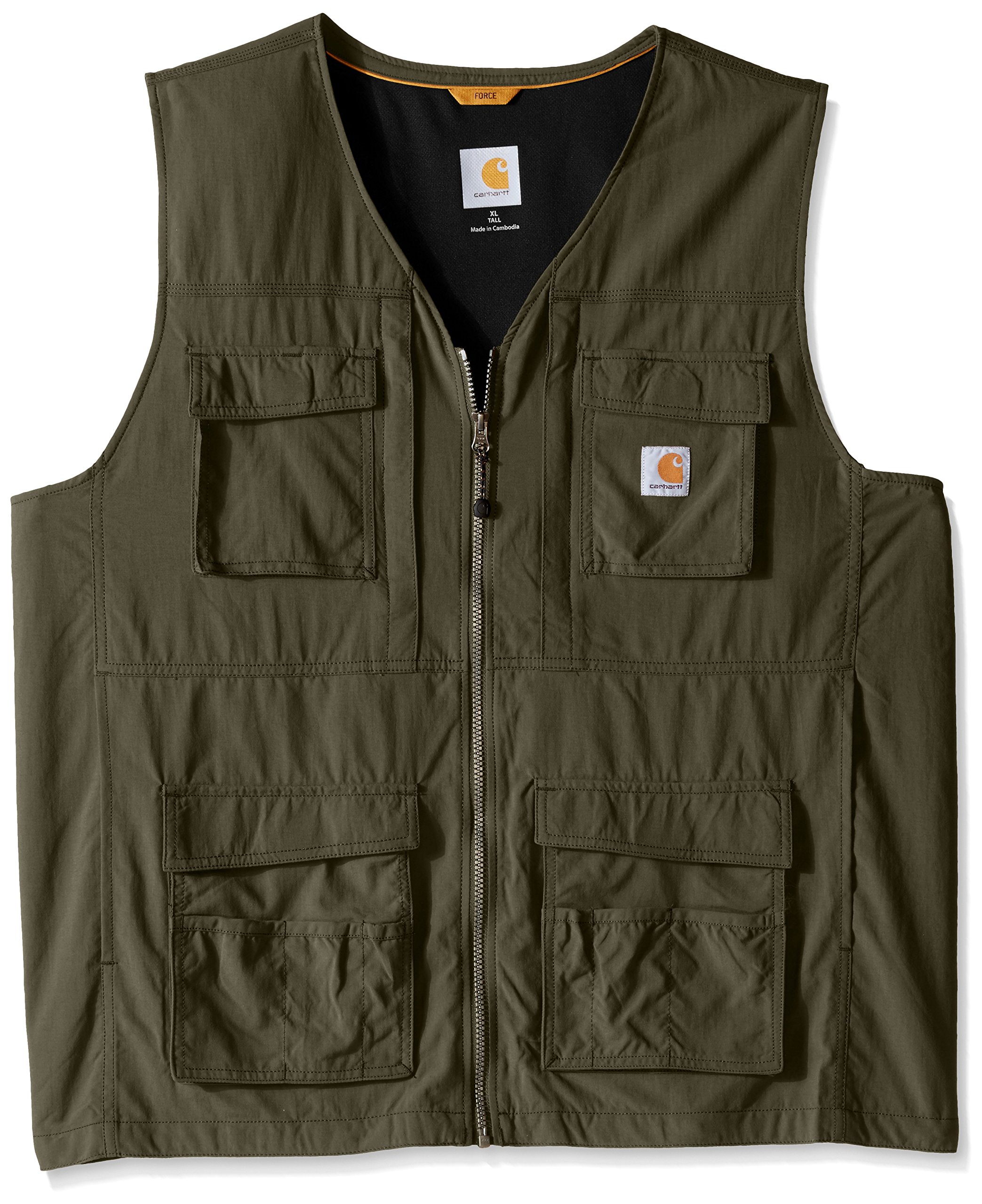 Carhartt Men's Big Briscoe Vest, Moss, 2XLarge/Tall Homer's Coat