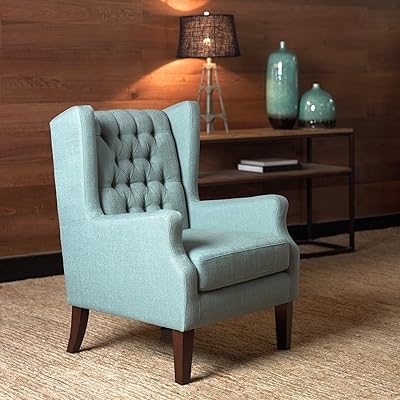 Madison Park Maxwell Accent Chairs with Button Tufted High Back