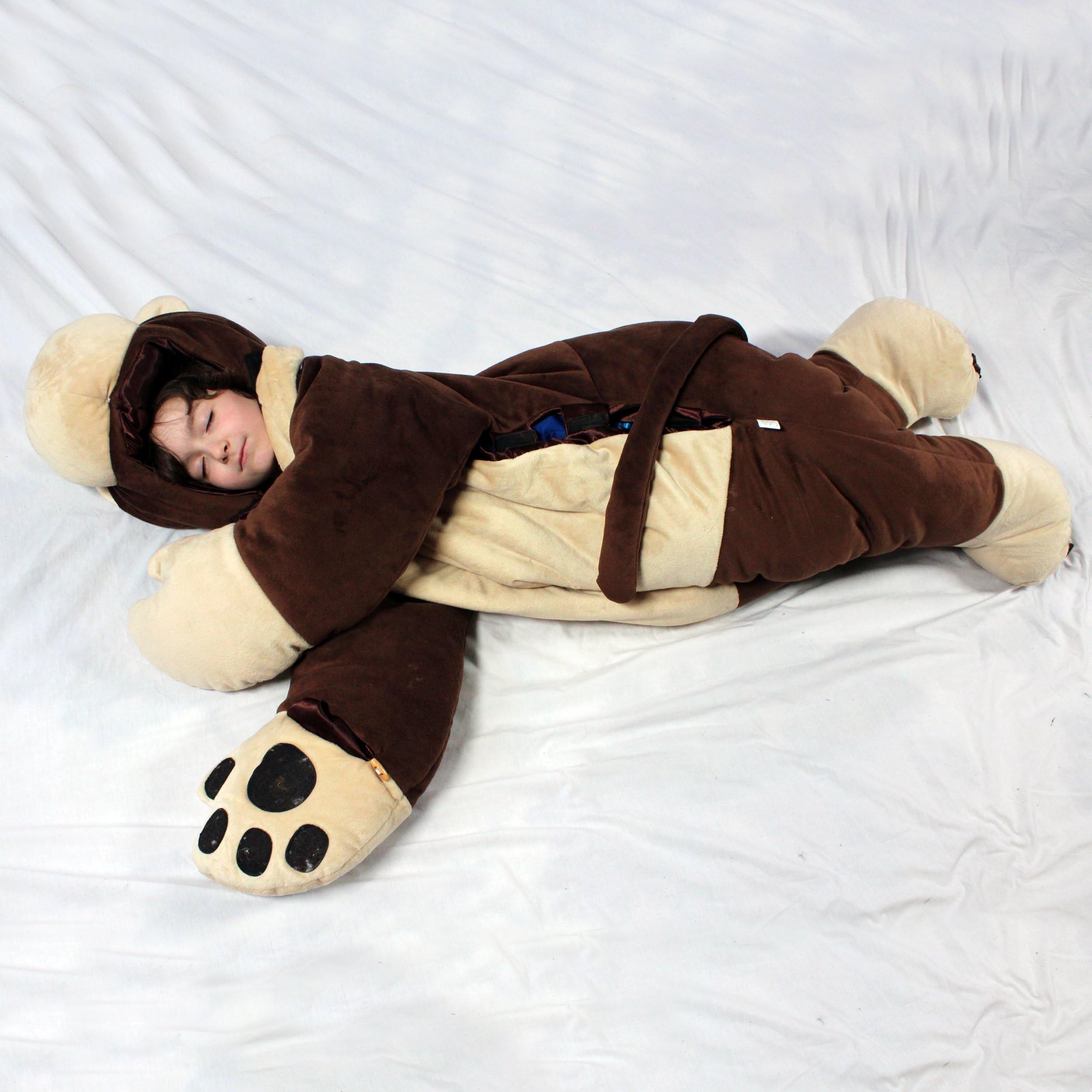 for Children up to 54 inches Tall. The Original SnooZzoo Monkey Children's Sleeping Bag.