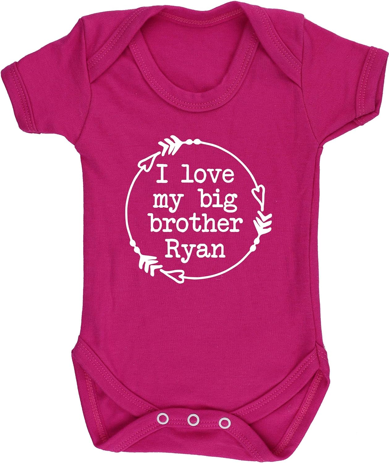 i love my big brother personalised baby clothes