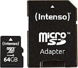 Intenso 3413490 64GB Micro SD Card Class 10 U1 Adapter - Full HD Video view 5