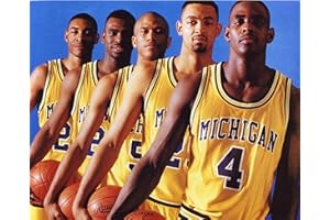 JCGSPORTS Michigan FAB Five Basketball 8X10 Sports Action Photo (XXXL)