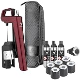 Coravin Timeless Six Plus Wine Preservation System - By-the-Glass Wine Saver - With 3 Pure Argon Gas Capsules, 6 Screw Caps &