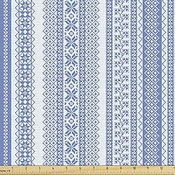 Ambesonne Nordic Fabric by The Yard, Vertical