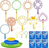 JOYIN 19pcs Large Bubble Wands Set with Tray 53cm Giant Bubbles Party Kit view 8