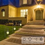 SEGNAYEN Shepherds Hook 81cm Set of 6 Black Garden Lantern Hooks view 3