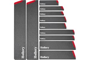 Hollory Kitchen Knife Guards Set, 11 Piece Universal Blade Covers,Abs Plastic BPA-Free Blade Protector with Velvet Lining,Pro