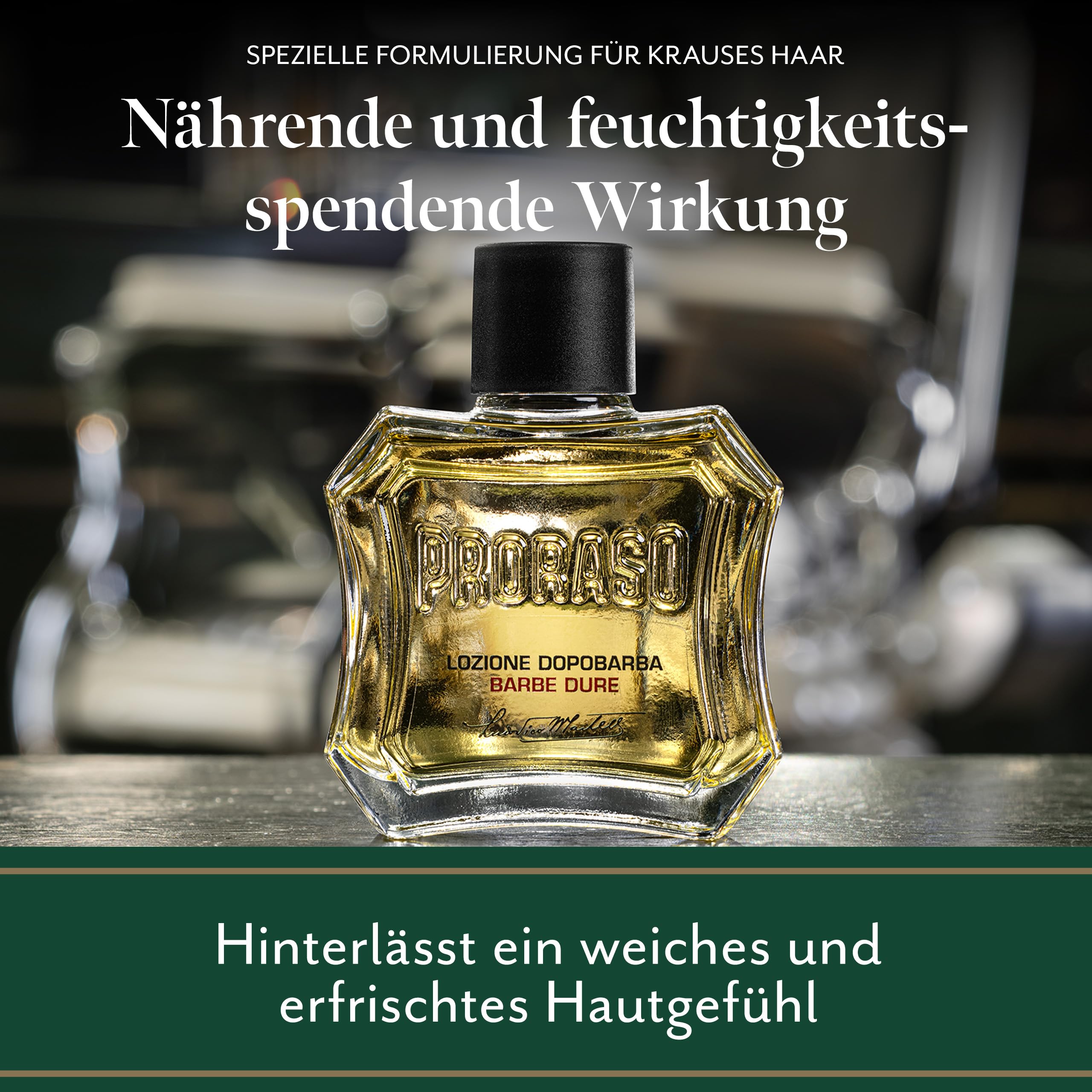 Proraso After Shave Lotion Nourishing, 100 ml, Aftershave für Männer mit Sandelholz & Shea-Öl spendet Feuchtigkeit und stellt den Hautkomfort wieder her, Made in Italy 3