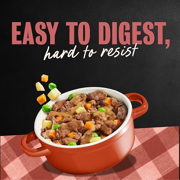 CESAR HOME DELIGHTS ADULT SOFT WET DOG FOOD BEEF STEW, 3.5 OZ. EASY PEEL DOG FOOD TRAY
