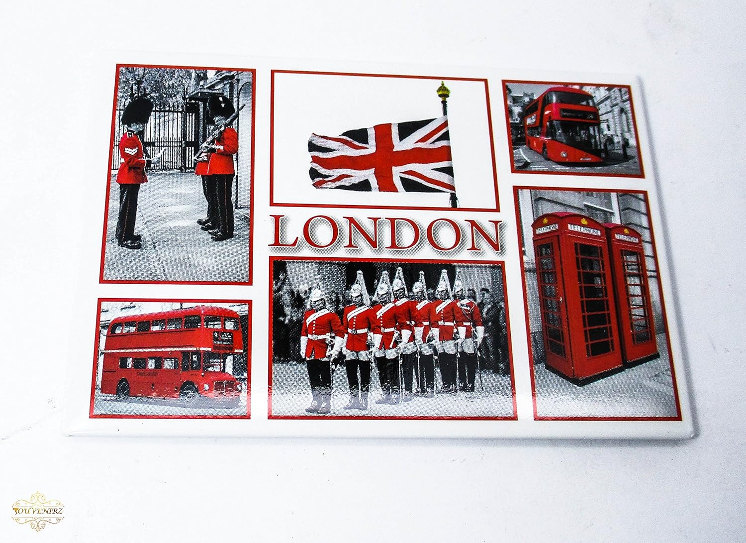 Londres Inglaterra recuerdo Unión Jack imanes, juego de cerámica ...