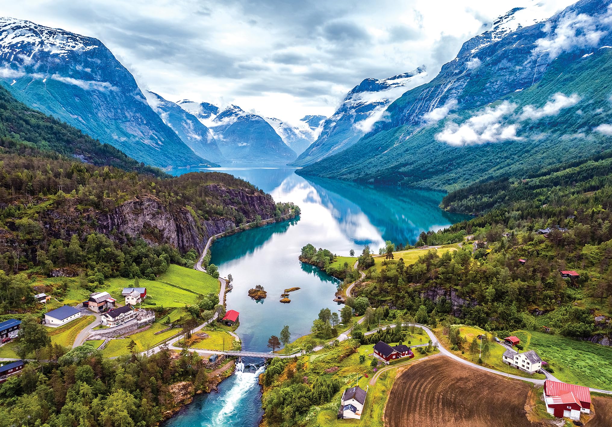 Cheatwell Games 1000 Piece Jigsaw World's Smallest Puzzle Fjords