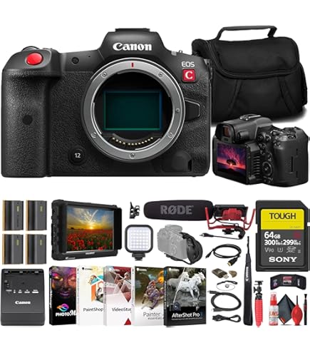 Amazon.com : Canon EOS R5 C Mirrorless Cinema Camera (5077C002) +