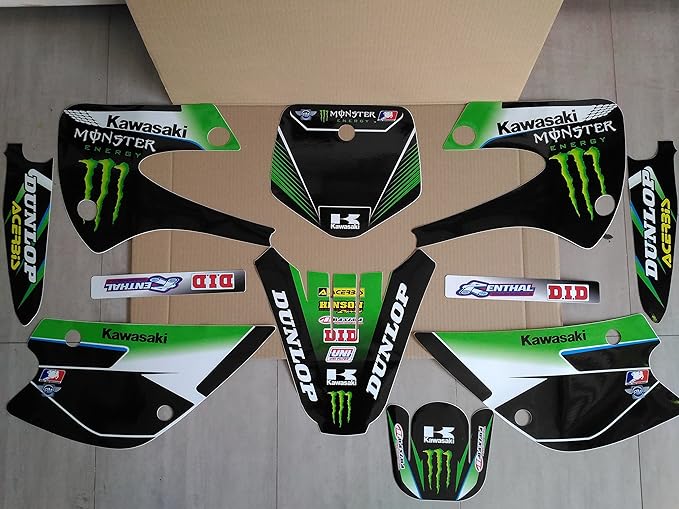Amazon.com: 563 KAWASAKI KX 85-100 1998-2013 DECALS STICKERS GRAPHICS KIT: Automotive