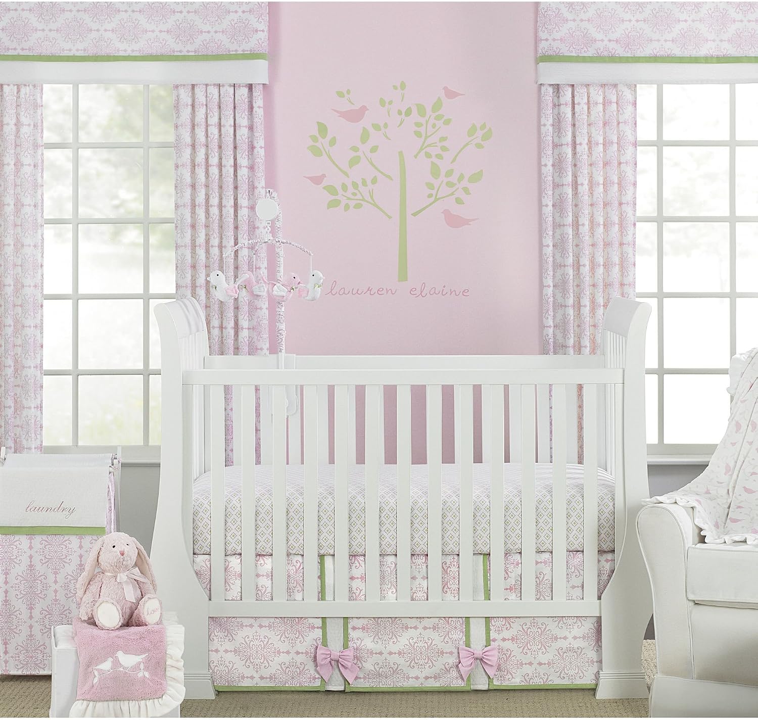 Gracie 3 Piece Baby Crib Bedding Set by Wendy