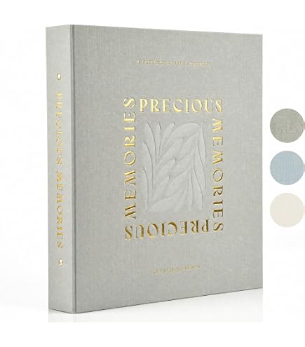 Amazon.com: Beautiful Photo Album Set of 3 For 4x6 Pictures