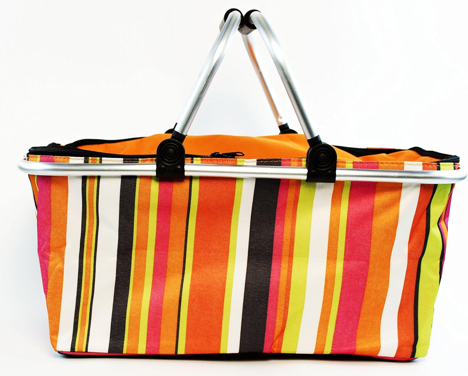 Insulated Folding Picnic Basket Insulated Cooler with Carrying