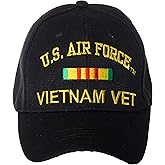 Artisan Owl Officially Licensed Vietnam Veteran Embroidered Adjustable Baseball Cap - US Navy, US Air Force, Army