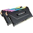 Corsair Vengeance RGB PRO 16GB (2x8GB) DDR4 3000MHz C15 LED Desktop Memory - Black, Model:CMW16GX4M2C3000C15