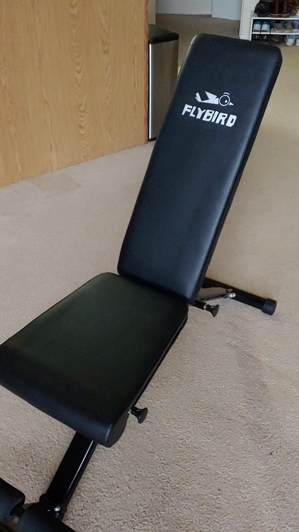 Customer reviews FLYBIRD Weight Bench, Adjustable Strength