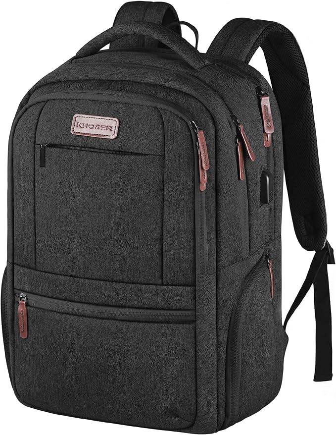 KROSER Laptop Backpack 15.6 Inch Laptop Computer Backpack with USB
