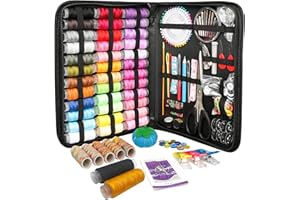 Forypretty Sewing Kit for Adults, 240 PCS Needle and Thread Kit for Sewing with Tailor Scissors & Accessories, 43 XL Thread Spools, Travel Sewing Kit for Beginners,2026 Christmas Gifts for Mom Grandma