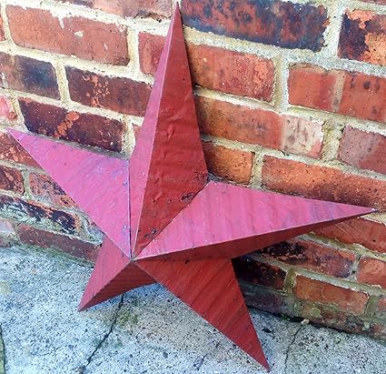 Amish Barn Star 29 Red Genuine Amish Barn Star From