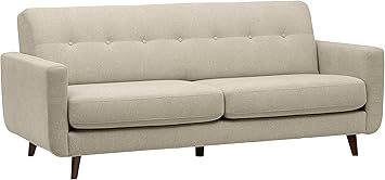 Amazon Com Amazon Brand Rivet Sloane Mid Century Modern Sofa With Tufted Back 79 9 W Shell Furniture Decor
