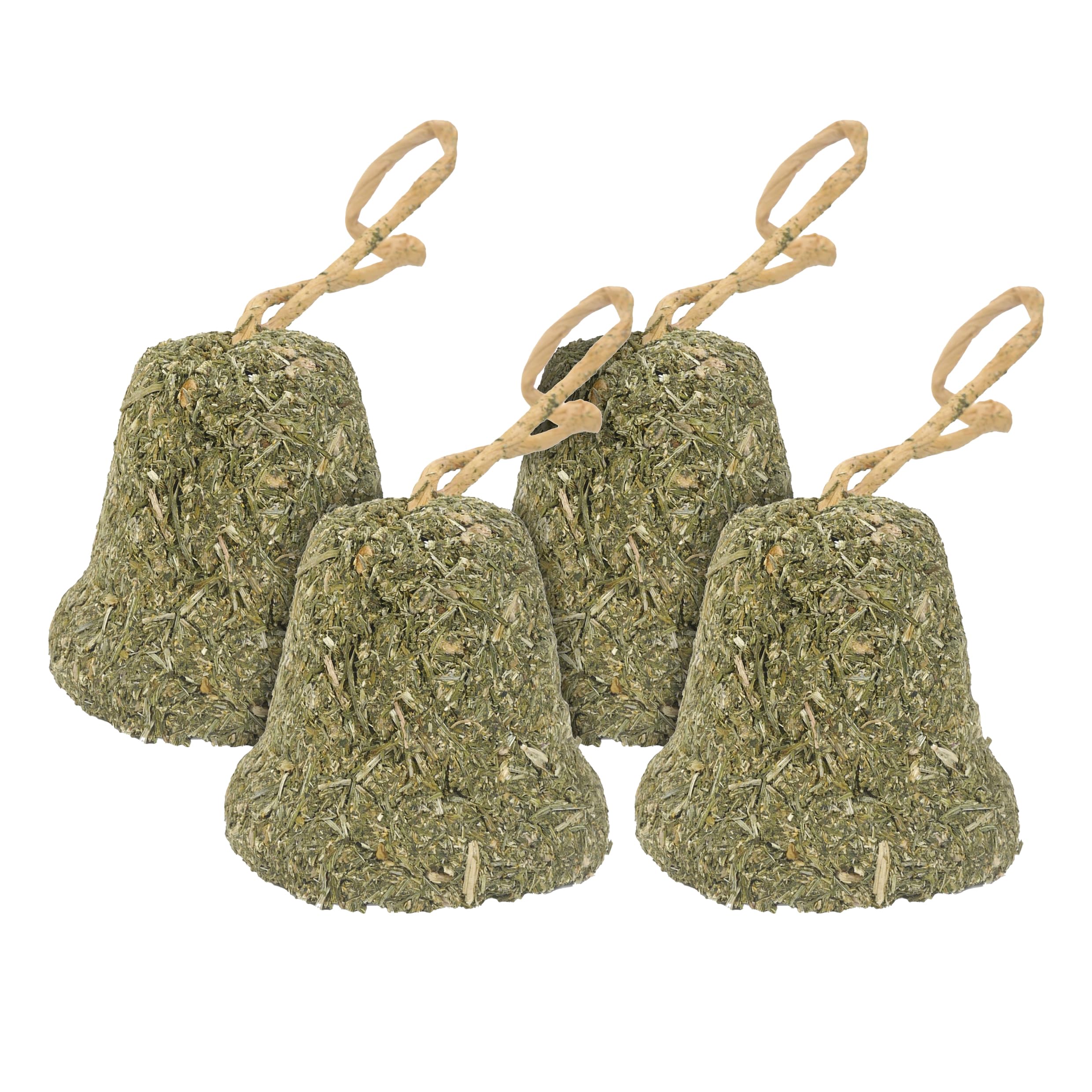 Rosewood Naturals Fragrant Parsley Bell Treat for Rabbits, Guinea Pigs, Chinchillas, Degus, Hamsters, Gerbils, Mice, Rats (Case Pack of 4)
