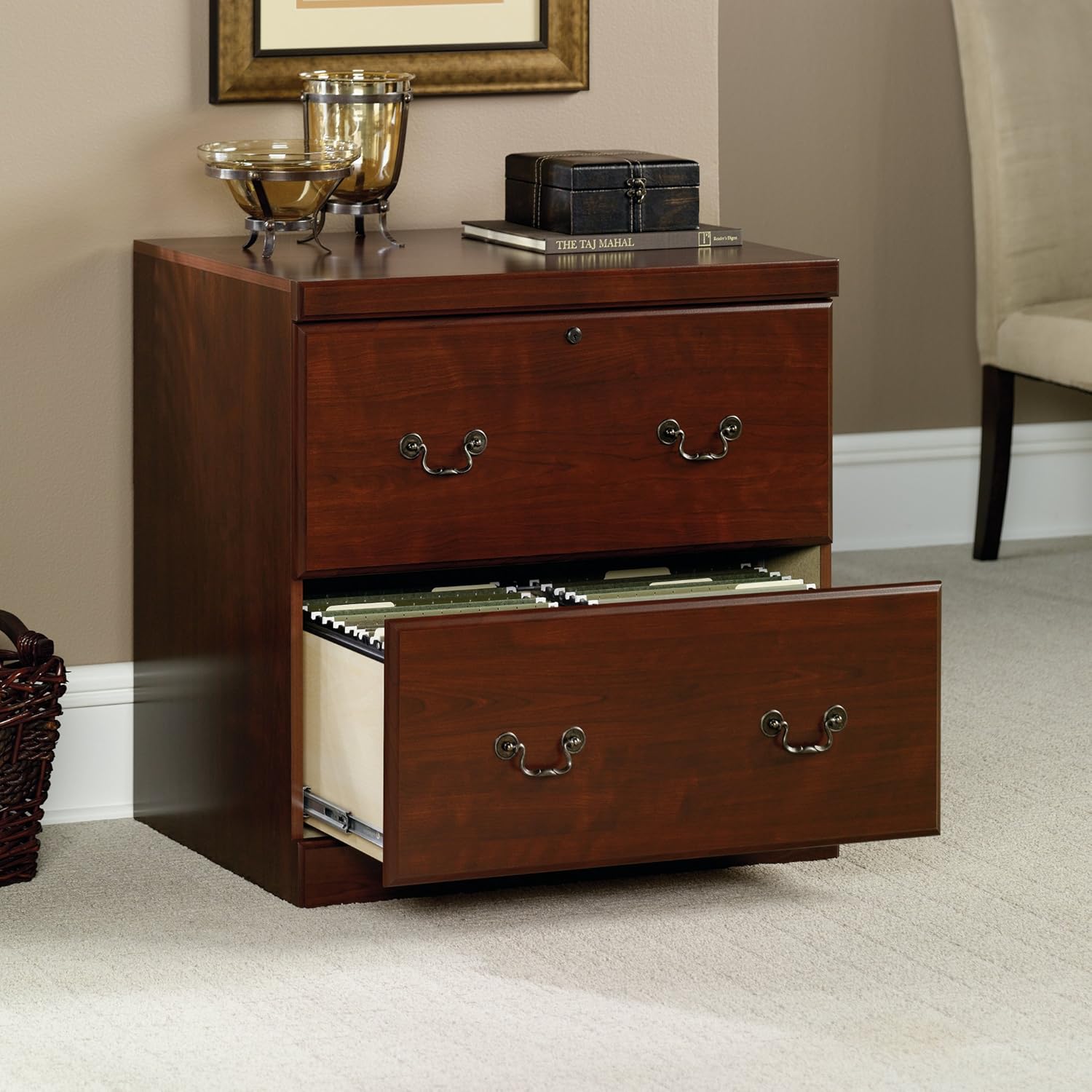 Sauder Heritage Hill Lateral File - Classic Cherry finish: Furniture & Decor