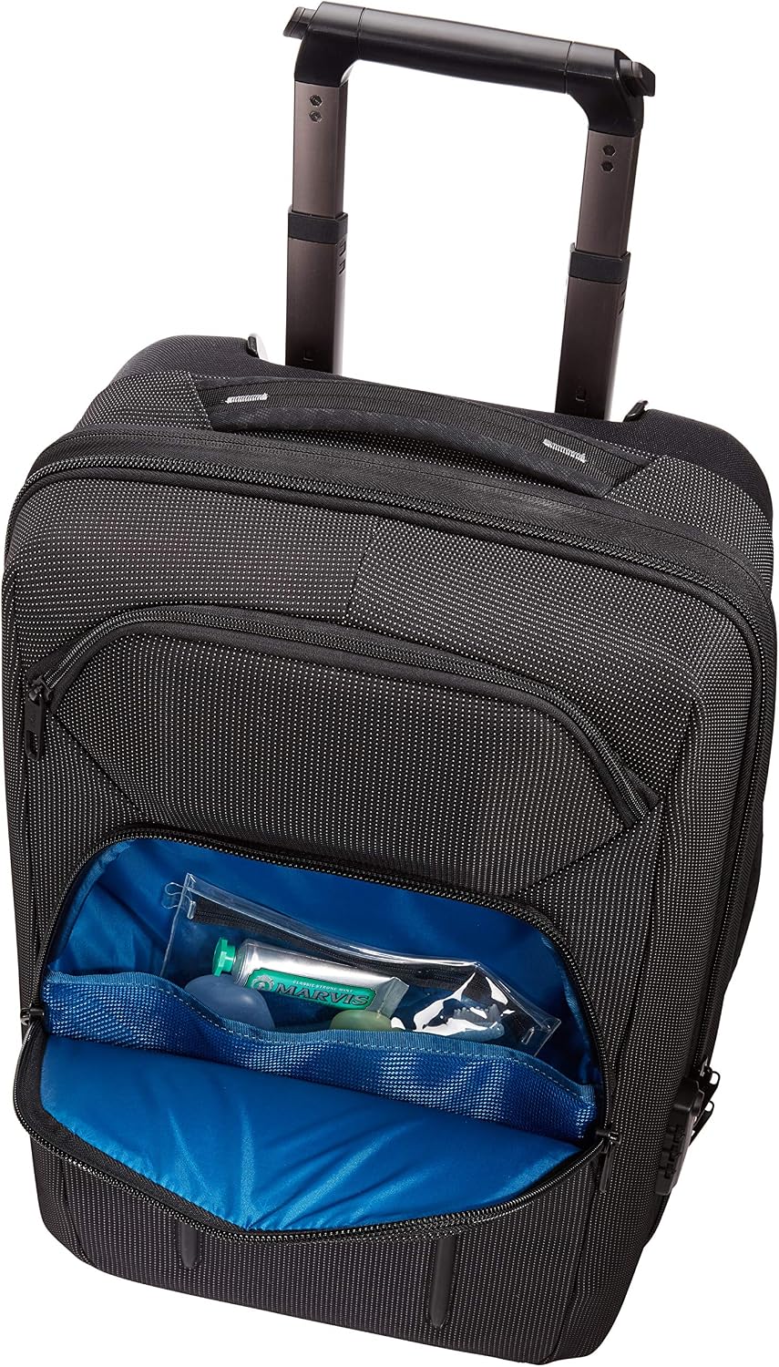 Nero Thule Crossover 2 Valigia portabagagli da 38 litri superficie morbida,  chiusura a chiave, trolley, 2 ruote robuste, 55 cm Valigie urban-earth.co.uk