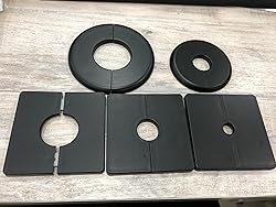 Tsnamay 2 Pcs Wall Split Flange, ABS Round