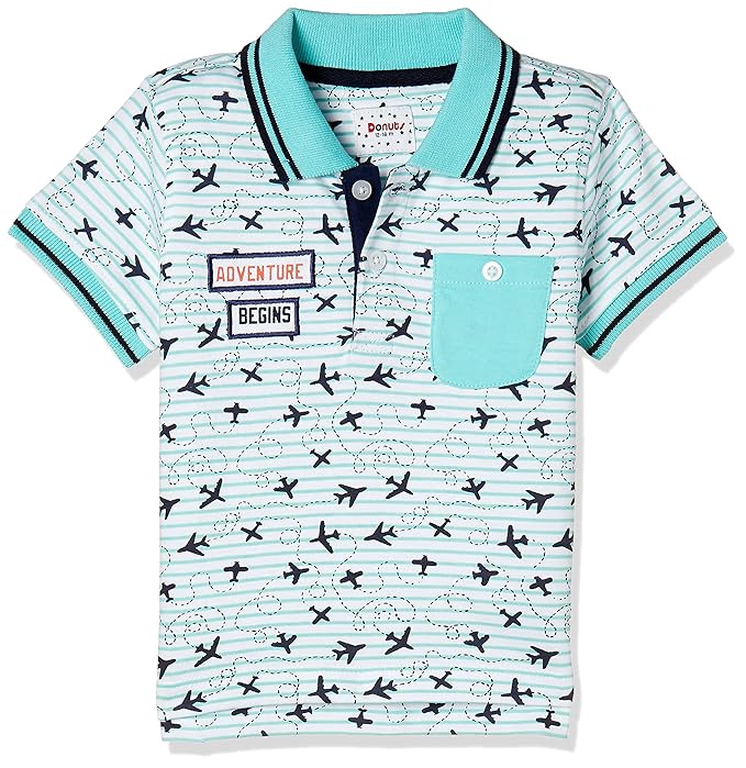 Baby Boys Plain Regular Fit T-Shirt(Colors & Print May Vary)