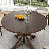 Round Wood Dining Table for Kitchen,Dining