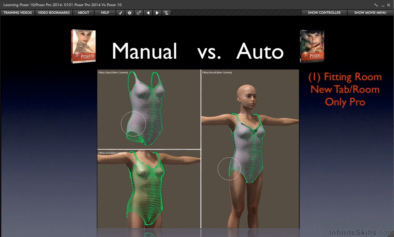 Learning Poser 10 / Poser Pro 2014 [Online Code]