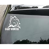 Sticker Poisson Carpe Pour Voiture Ou Fourgon – Appâts Et Hameçons – Déco Chasseur Pneu