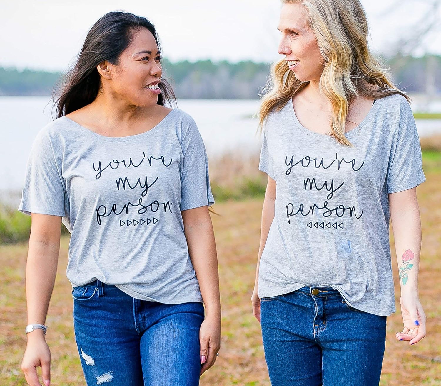Best Friends Matching Shirt Gifts You’re My Person BFF Tshirt Tops