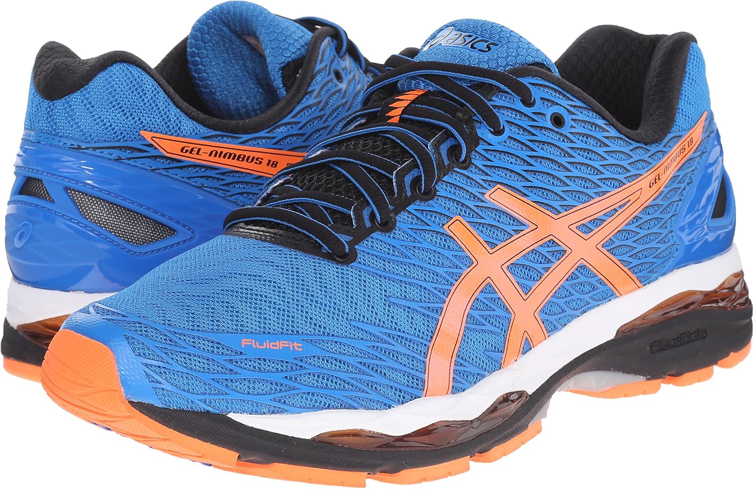 asics gel nimbus 18 uomo nere