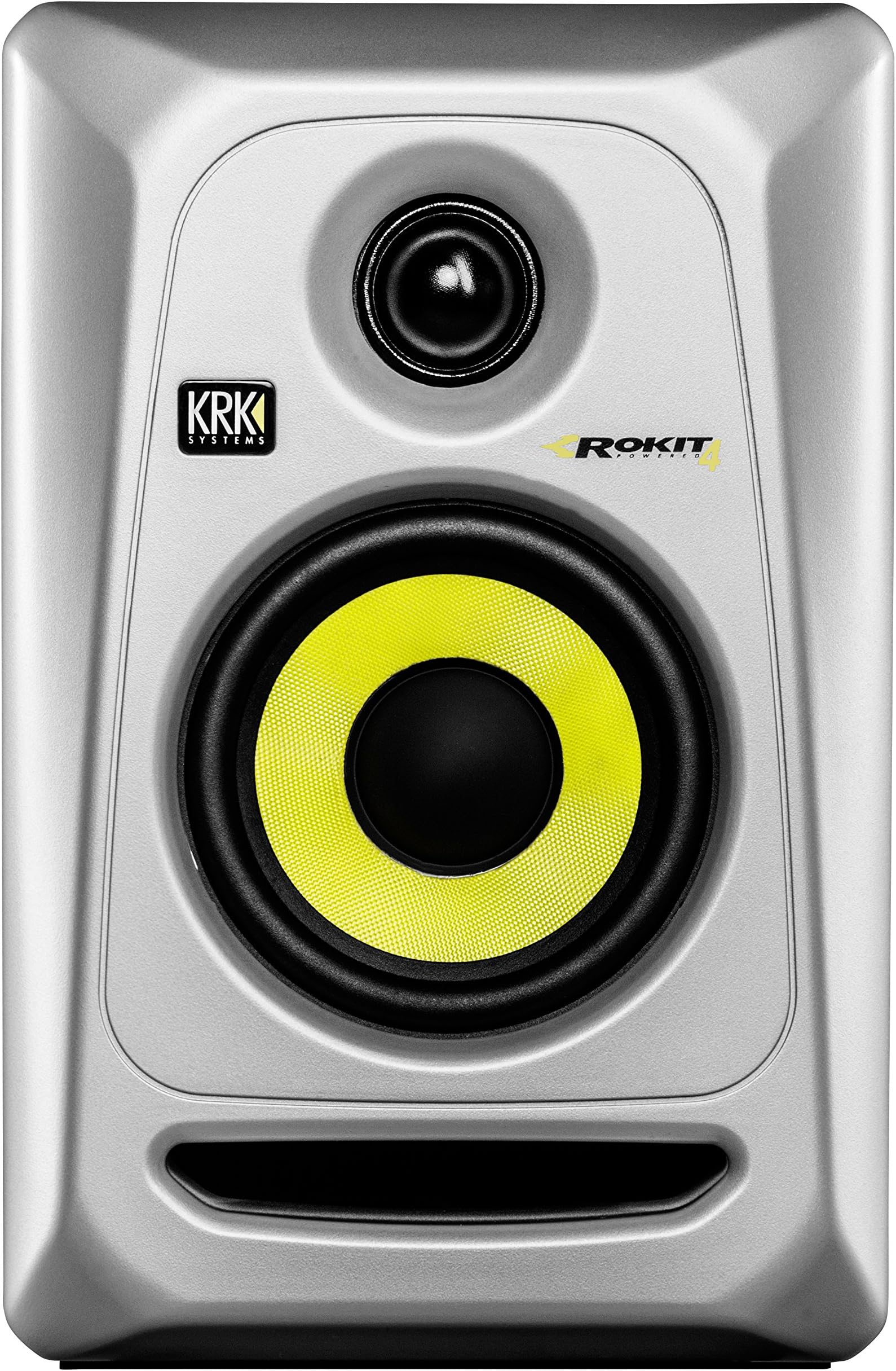 Gibson Pro Audio RP4G3 ROKIT 4 G3 2-Way Powered Studio Monitor (Discontinued), Silver, 4-Inch (RP4G3S-NA)
