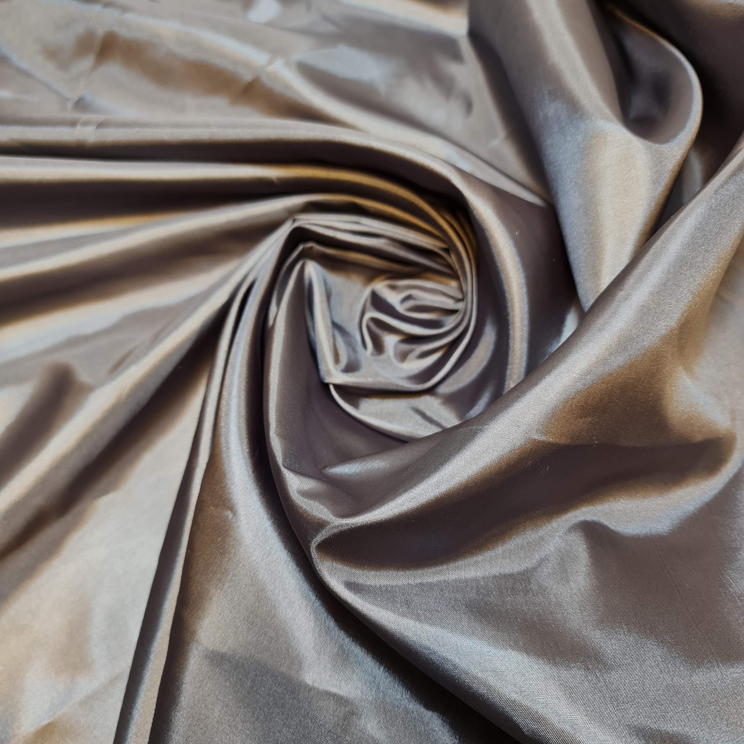 Habotai Dress Skirt Jacket Anti Static Lining Decor Fabric 150cm STH Available in 45 Colours (Dark Grey, 2 Meter)