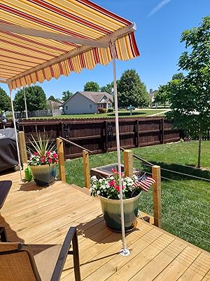 Buy Awning Assist Brace Universal Wind Support Pole Leg For Retractable Patio Awning Online In Indonesia B015d45wzu