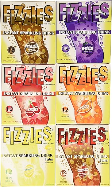 Fizzies Candy Drink Tablets ASSORTED Six Pack: Amazon.ca: Grocery