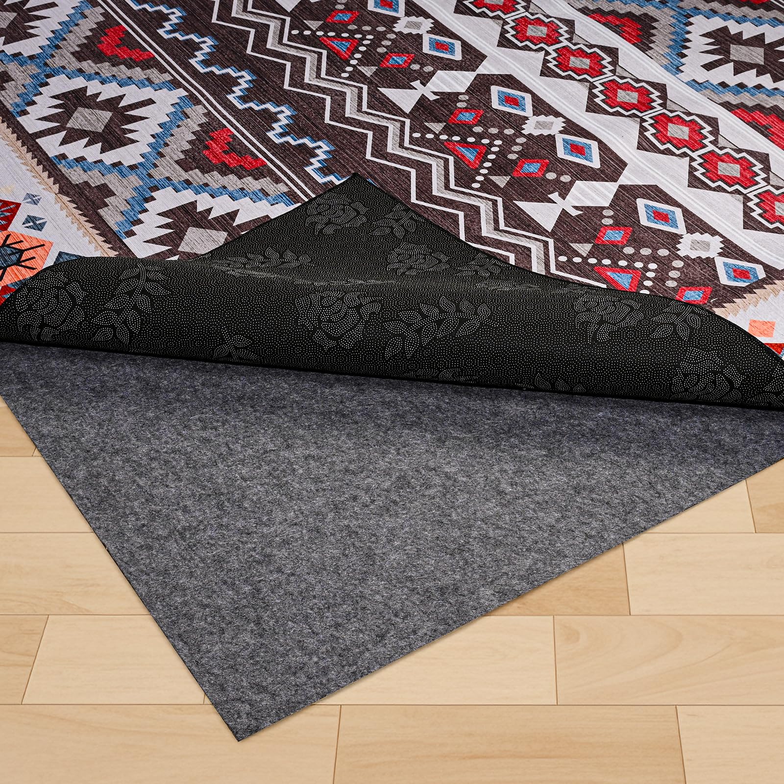 Photo 1 of 100% Waterproof Rug Pad, 3x5 Foot Non-Slip Rug Pad, 1/8 Inch Non-Slip Carpet,Suitable for Hardwood Floor Felt MATS and All Floors, Protecting The Floor and Keeping The Carpet Soft and Safe