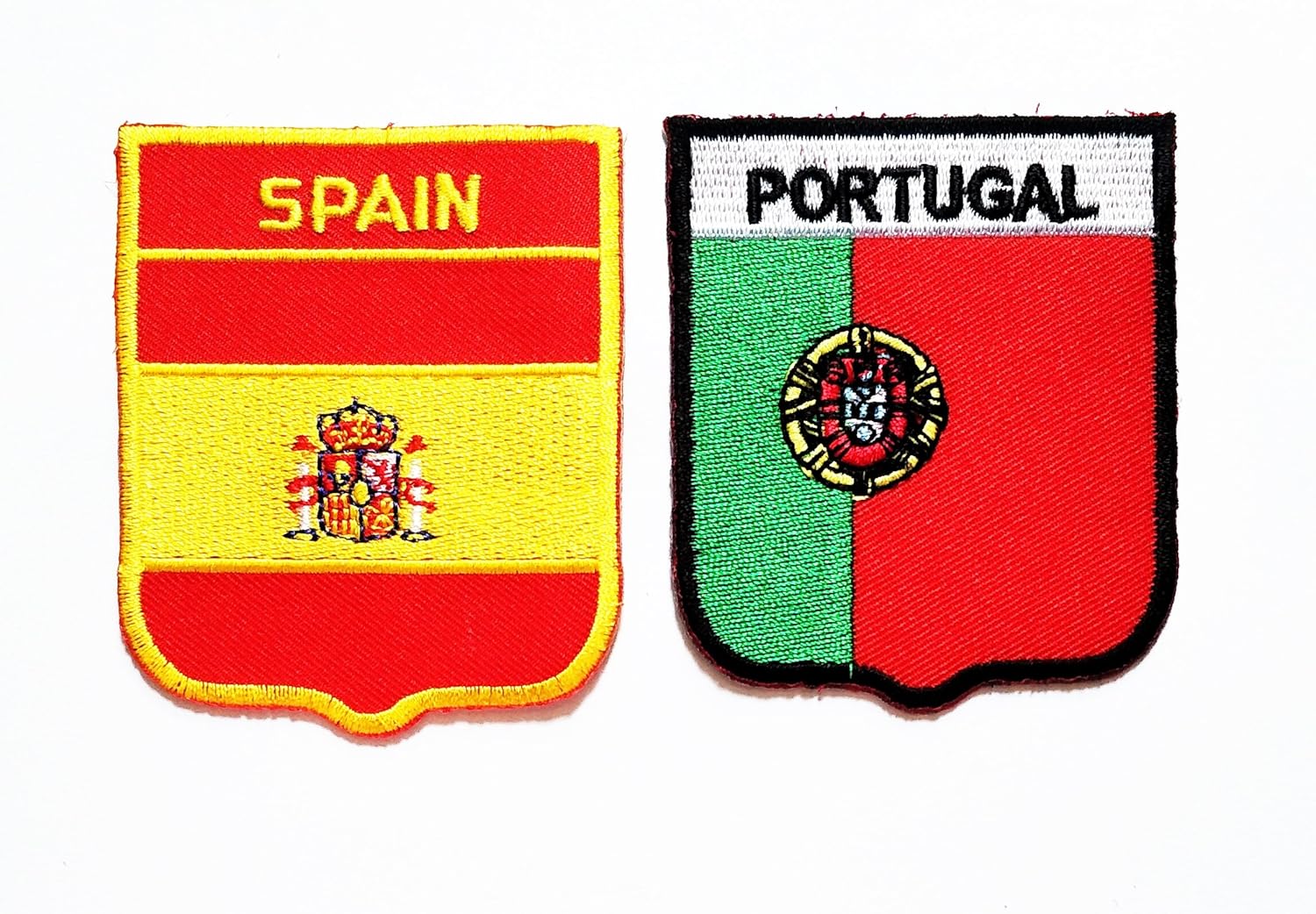 Amazoncom Nipitshop Patches Set 2 Pcs National Spain Flag