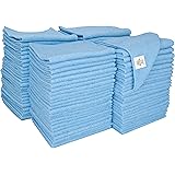 S&T INC. Microfiber Cleaning Cloth for Home, Bulk Cleaning Towels for Housekeeping, Reusable and Lint Free Cloth Towels for C