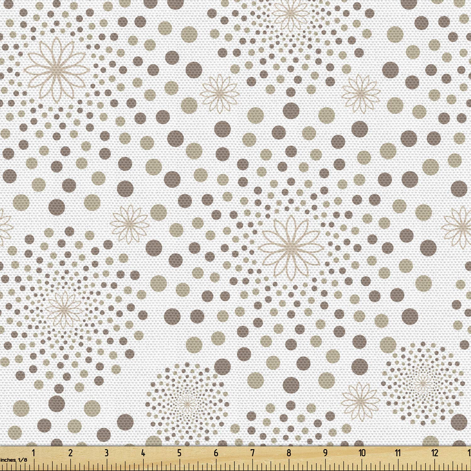 Ambesonne Abstract Fabric by The Yard, Geometric